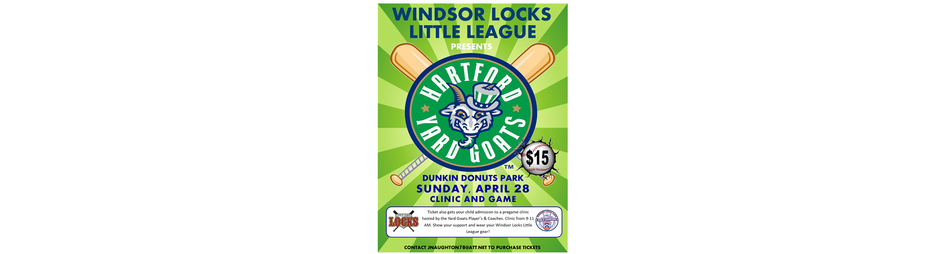 Yard Goats Game and Clinic