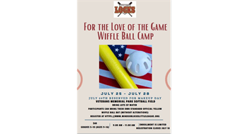 For the Love of the Game Wiffle Ball Camp